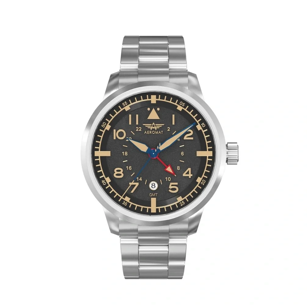 Aeromat Watch TYPE GMT JET BRACELET - Picture 1 of 12